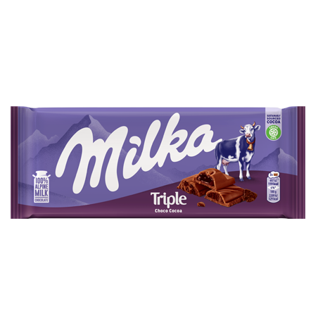 Buy Milka Triple Chocolates Tablets 90gr X 20u