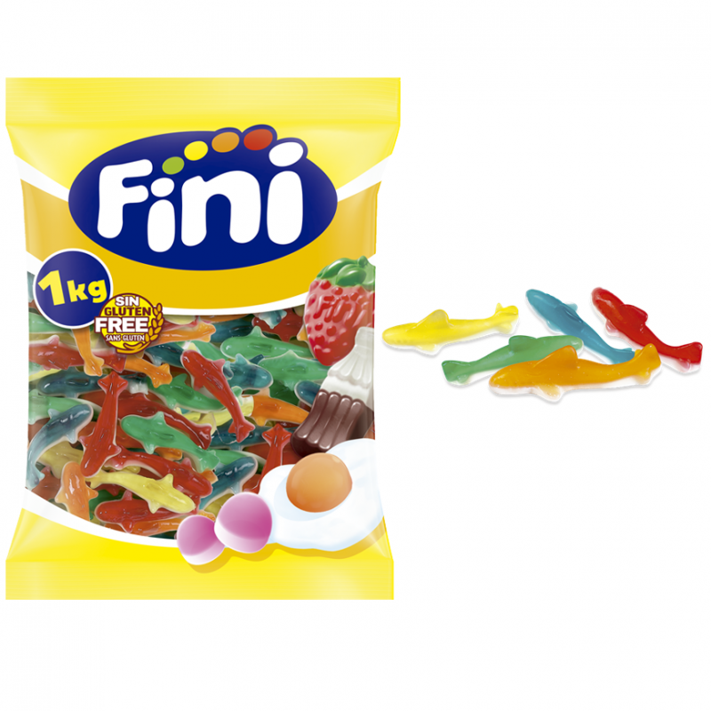 Acheter Fini Bonbons Gélifiés Requins 1Kg Prix de l Offre