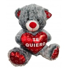 Big gray Teddy Te quiero