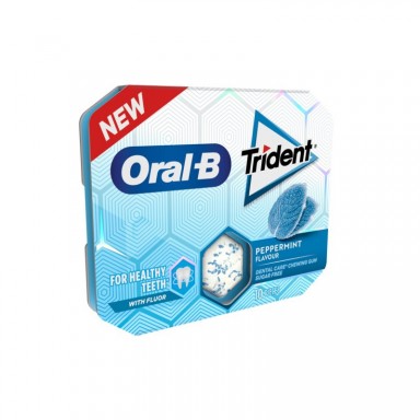 Buy Trident Oral-B Peppermint Chewing Gum 12u.