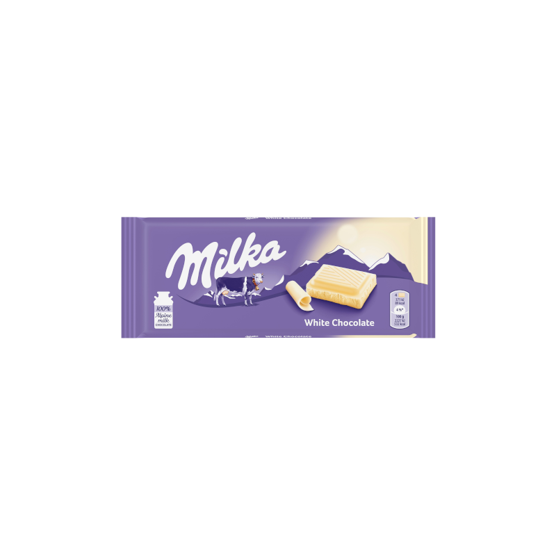 Milka Weiße Schokoladentafel 100gr. x 22u.