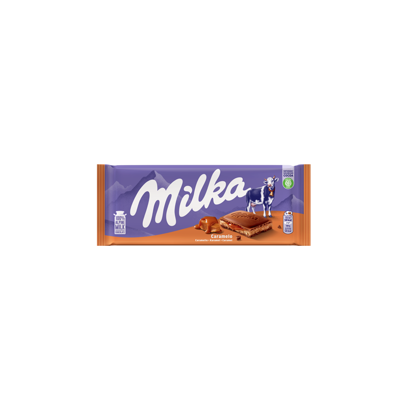 Buy Milka Caramel tablets 100gr. x 23u.