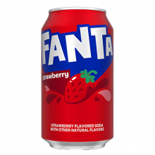 Embalagem Fanta Morango...