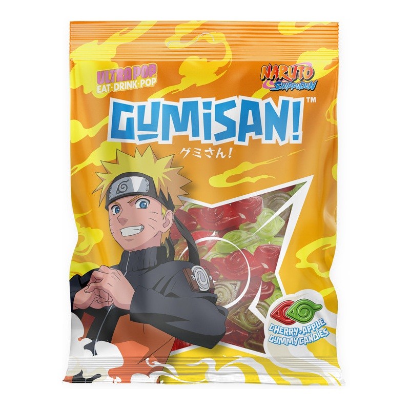 Gumisan! Naruto jelly beans cherry and apple flavour 180gr.