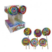 Round SpongeBob Lollipops...