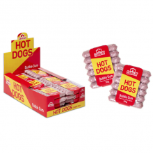 Hot Dog Chewing Gum 24u.