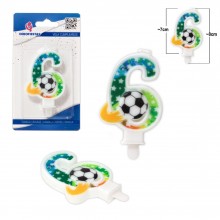 Soccer Stars Candle Nº6