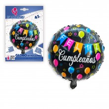 Round Black Foil Balloon...