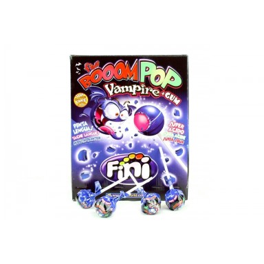 Fini boom bubble gum Vampire super stuffed with stick pintalenguas acid and 200 units.