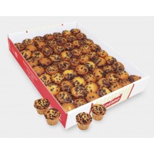 Mini Madalenas Choco Chips de Lozano caja con 1,2kg.