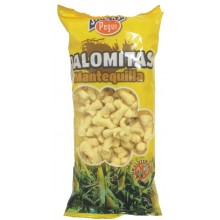 Peguitos maiz 7gr. Bolsa gusanitos 100u.