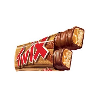 Twix chocolate bars.