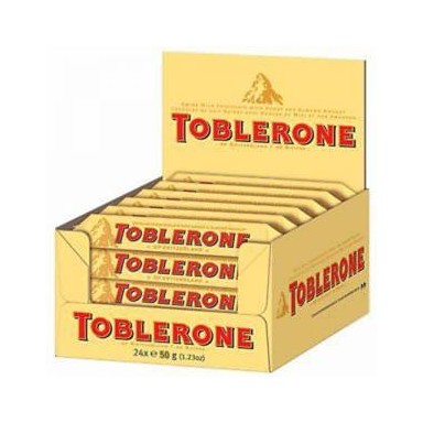 50 grams milkToblerone 20u.