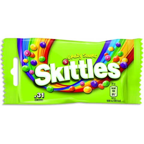 Skittles Crazy Sours 14u. x 18gr.