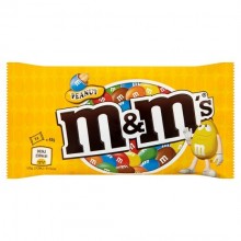 M&m's peanut 24 sachets.