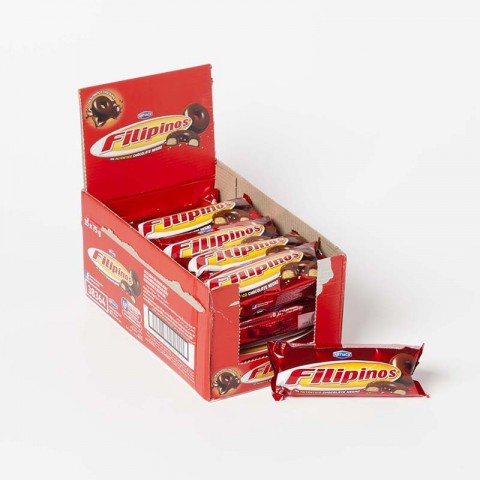 Filipinos Chocolate Negro formato 15 paquetes de 75g.