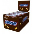 Snickers de chocolate y cacahuetes 24 unidades.