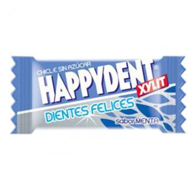 Chicles Happydent sabor Menta Sin Azúcar 200u.