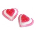 Tricolor Fini jelly beans hearts with sugar 1 kg.