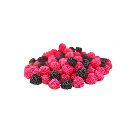 Caramelos de goma Fini Mini Moras rojas y negras 1 kg.