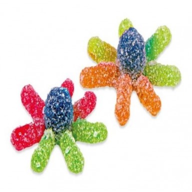 Fini Gummy Octopus bites 250u colors.