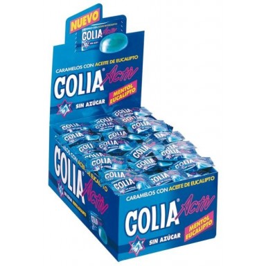 Caramelos golia activ sabor eucalipto mentol 200 unidades.