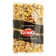 Caramelos Gerio mini rellenos de miel bolsa 1Kg.