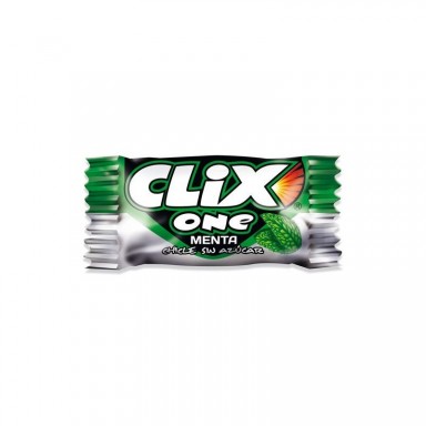 Chicles Clix sabor menta sin azucar 200 unidades.