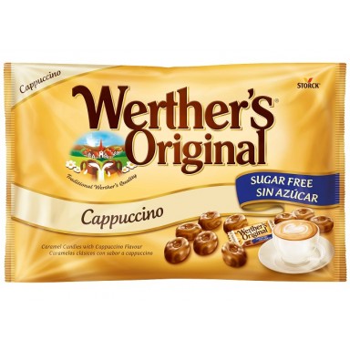 Caramelos Werther's capuccino Sin Azucar bolsa de 1Kg.