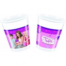 Vasos Violetta 8u.