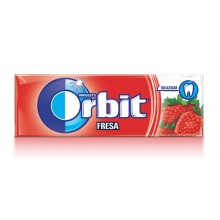 Chicles Orbit Fresa formato gragea.