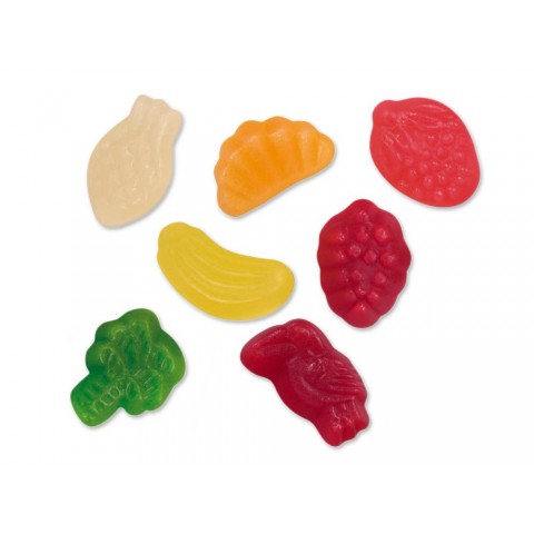 Caramelos de goma haribo frutas tropicales 1Kg.