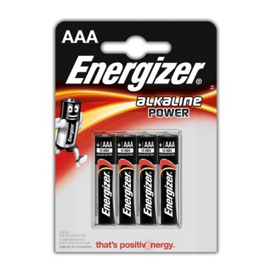 Pilas Energizer LR03 4u. 1,5V.