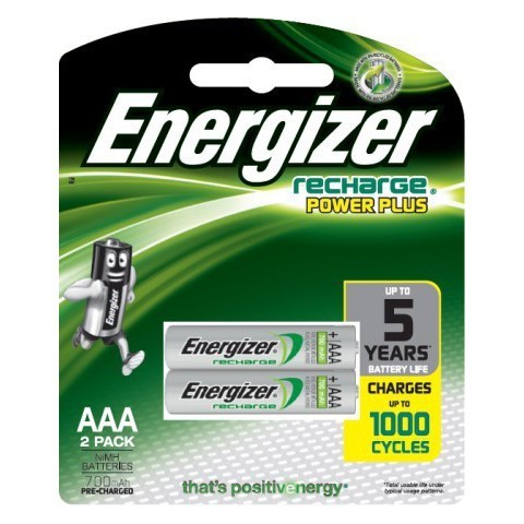 Pilas Energizer Recargables AAA 2u.