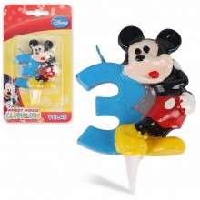 Vela Mickey  Nº 3.