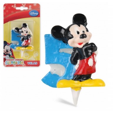 Vela Mickey  Nº 5.