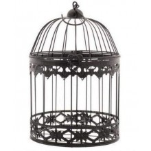 Black round forge cage