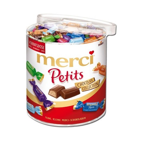 Bote con selección de Bombones Werther's Merci Petits de 1kg.