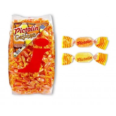 Caramelos Pictolin Gajitos Intervan bolsa de 1 kg.