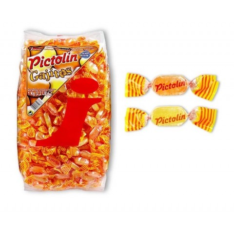 Caramelos Pictolin Gajitos Intervan bolsa de 1 kg.