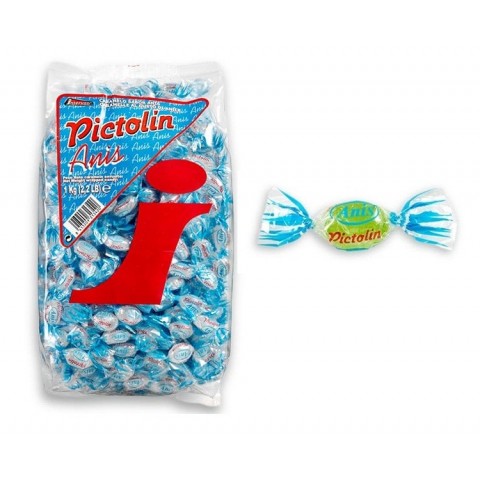 Pictolin classic mint sugar free candies bag of 1 kg.