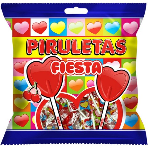 Piruleta Fiesta cereza Bolsa 7u.