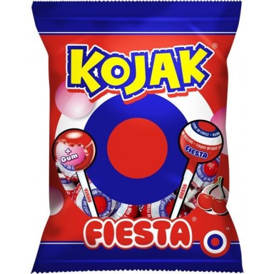 Kojak Fiesta cereza relleno de chicle bolsa 7u.