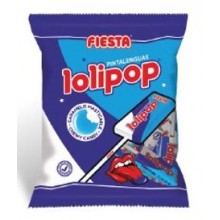 Kojak Fiesta sabor cereza relleno de chicle estuche 100 unidades.