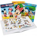 Libro para colorear Disney con 40 pegatinas.