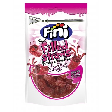 Bolsita Hermética Fini Sour Filled Straws 180gr.