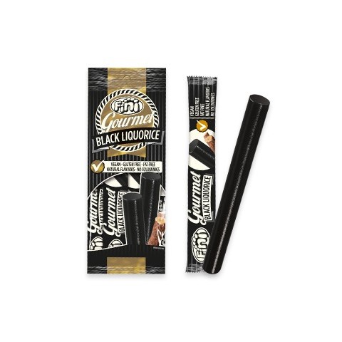 Regaliz Fini Gourmet Black Liquorice 128gr. 12u.