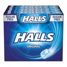 Caramelos halls eucaliptus sin azucar caja con 20 paquetes