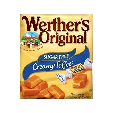 Caramelos Werther's original sabor nata bolsa de 1Kg.