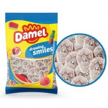 Caramelos de goma Damel Calaveras Rellenas 1kg.